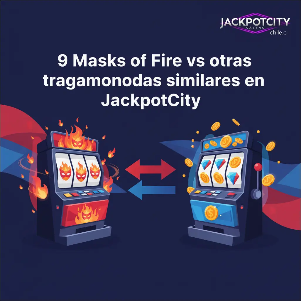 9 Masks of Fire vs otras tragamonedas similares en JackpotCity