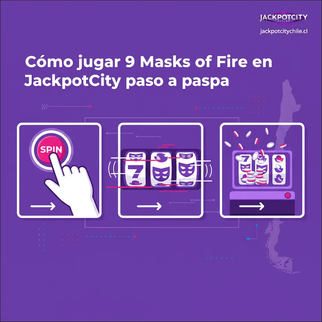 Cómo jugar 9 Masks of Fire en JackpotCity paso a paso