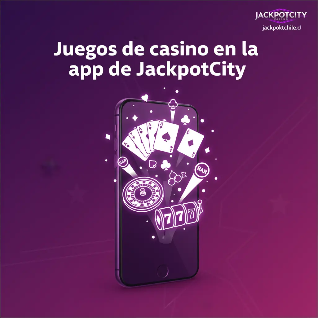 Juegos de casino en la app de JackpotCity