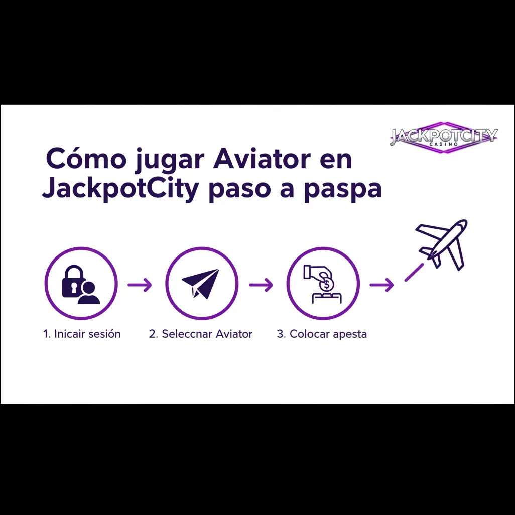 Cómo jugar Aviator en JackpotCity paso a paso