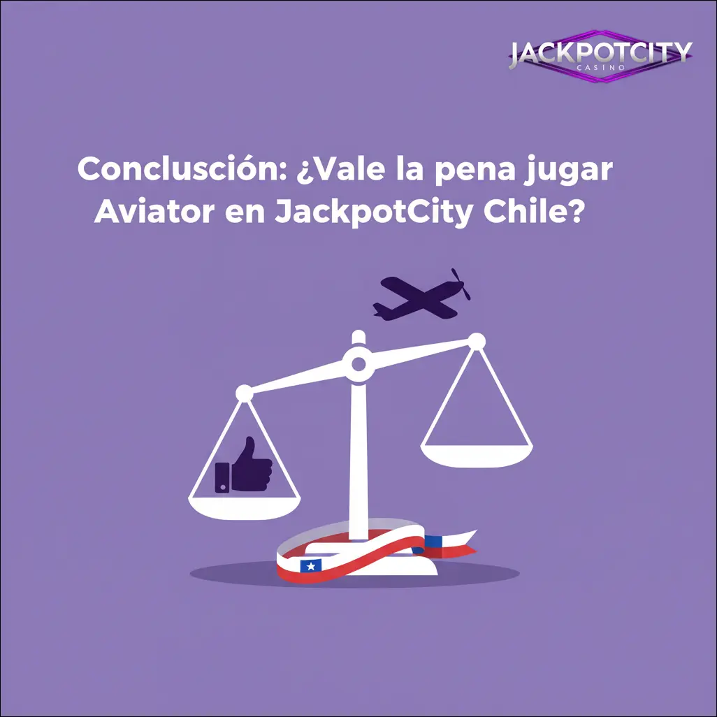 Conclusión: ¿Vale la pena jugar Aviator en JackpotCity Chile?