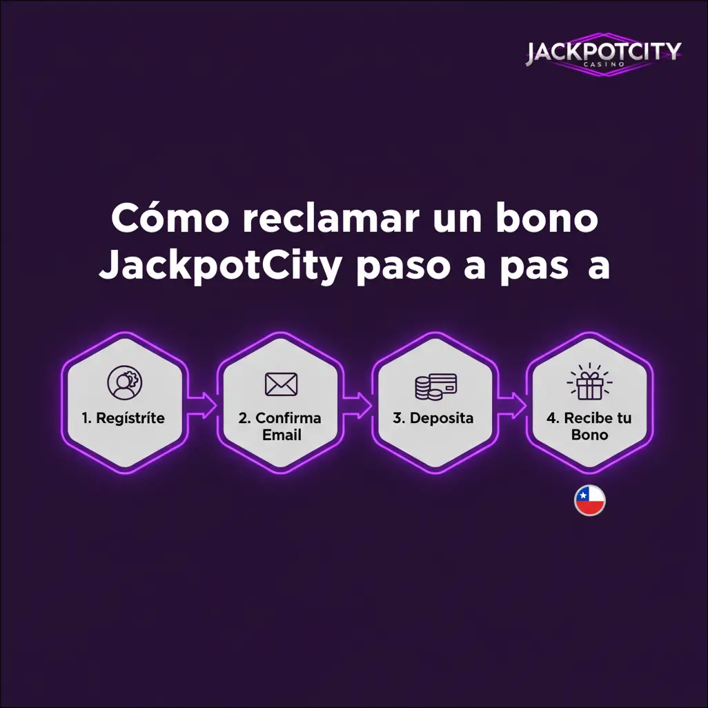 Cómo reclamar un bono JackpotCity paso a paso