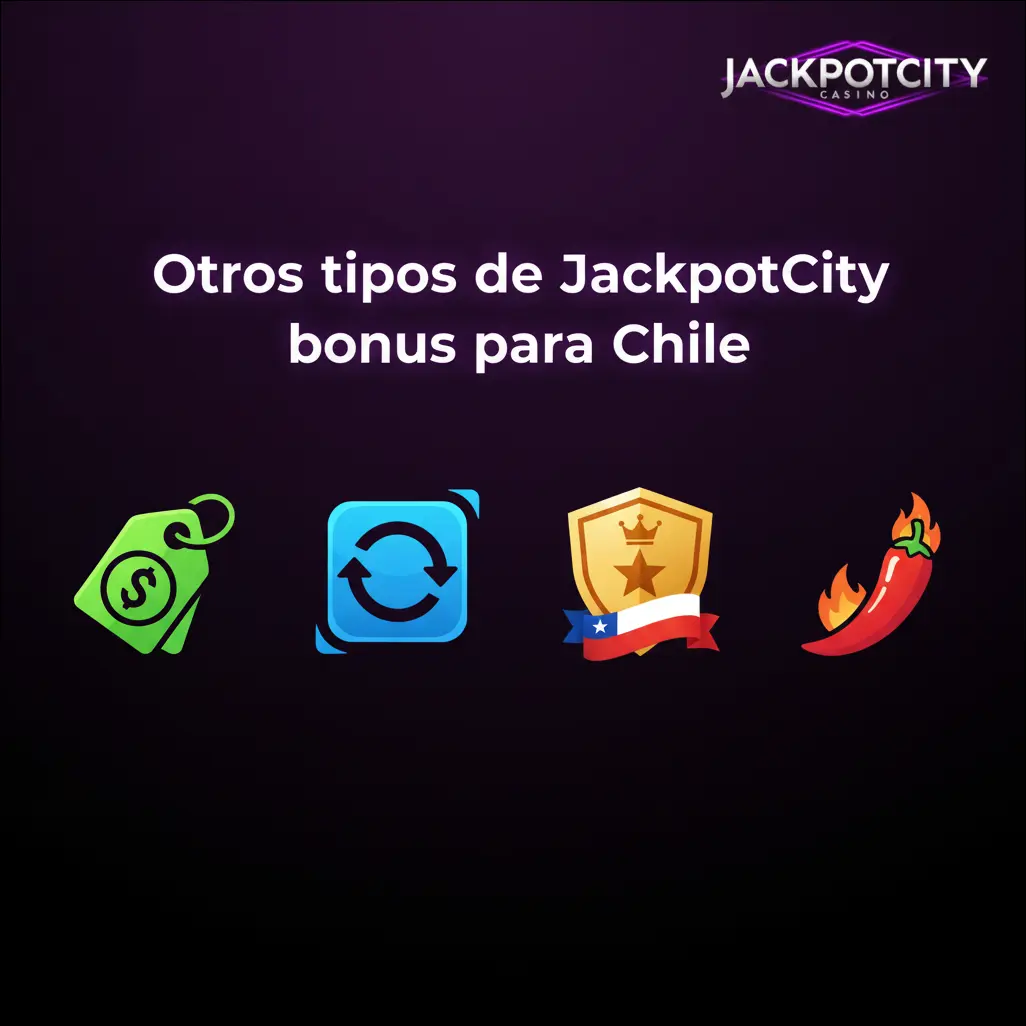 Otros tipos de JackpotCity bonus para Chile