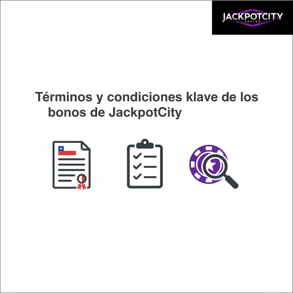 Términos y condiciones clave de los bonos de JackpotCity