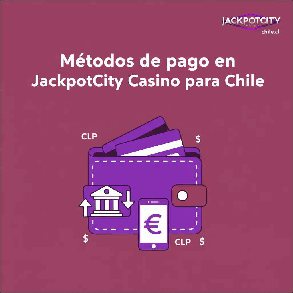 Métodos de pago en JackpotCity Casino para Chile