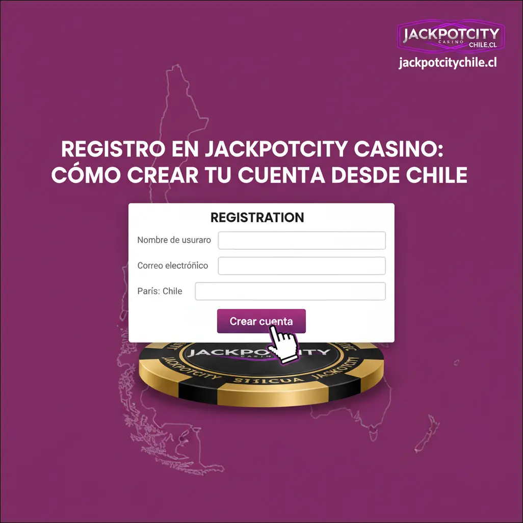 Registro en JackpotCity Casino: cómo crear tu cuenta desde Chile