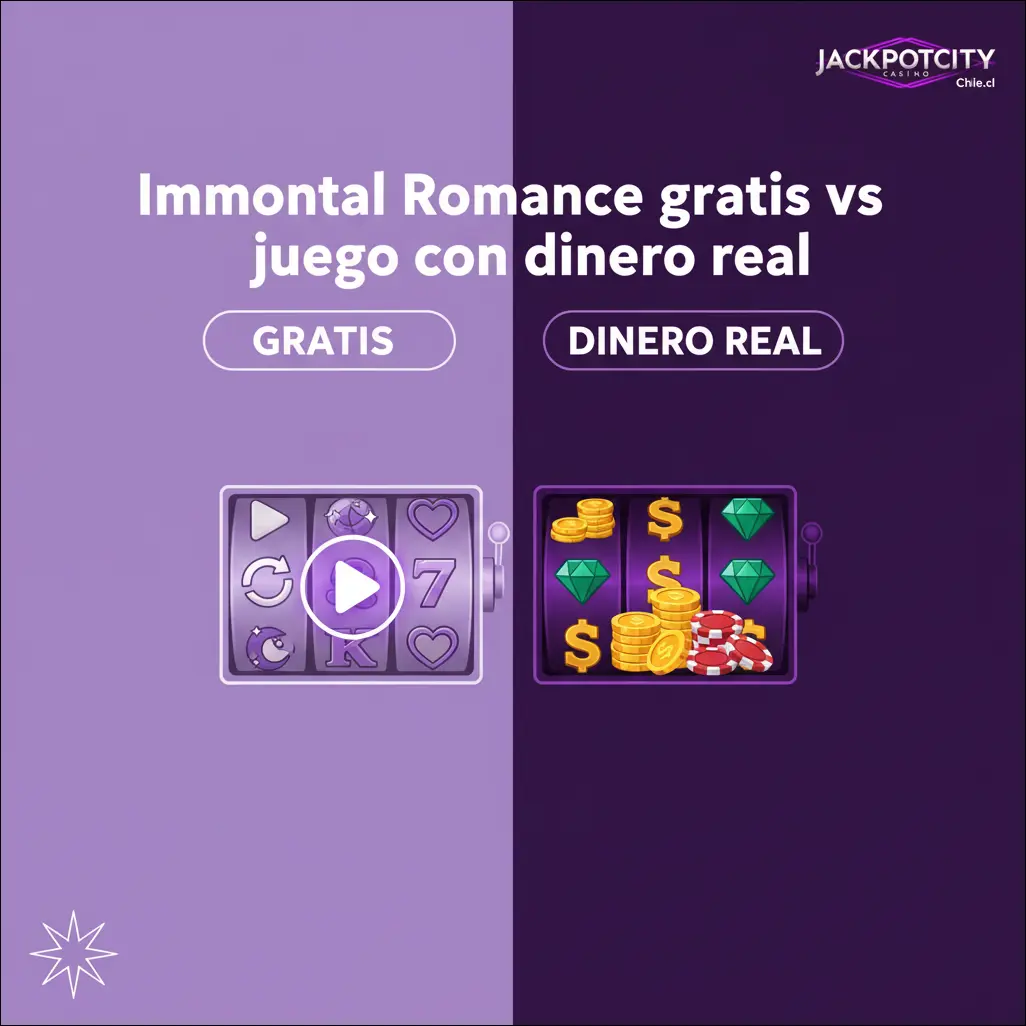 Immortal Romance gratis vs juego con dinero real
