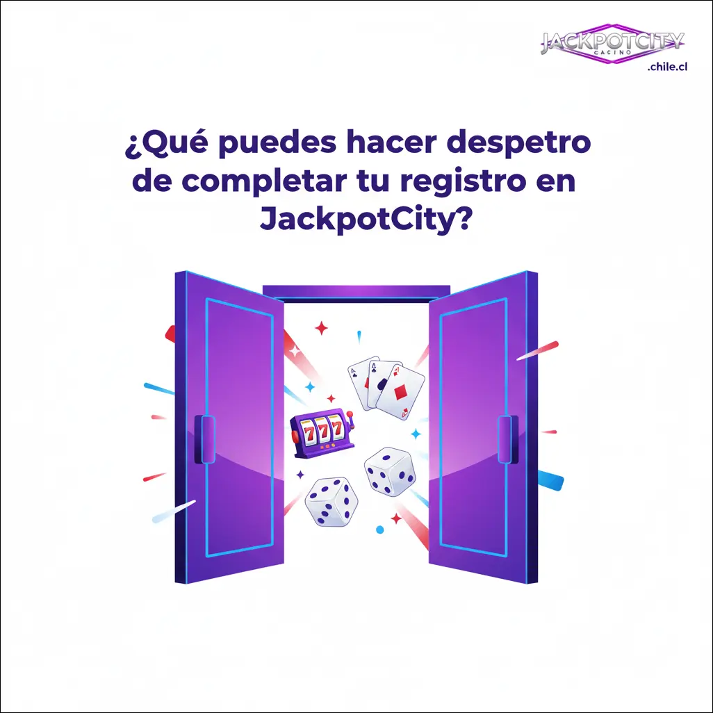 ¿Qué puedes hacer después de completar tu registro en JackpotCity?