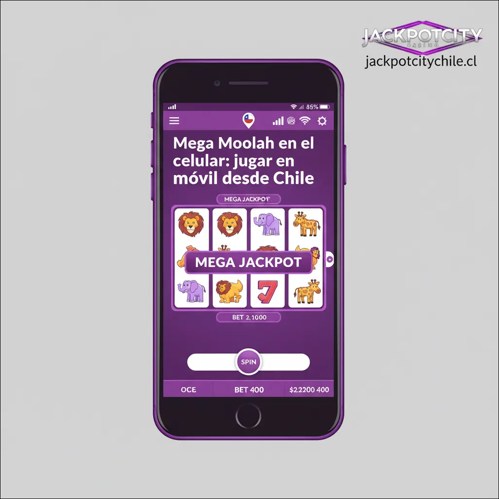 Mega Moolah en el celular: jugar en móvil desde Chile